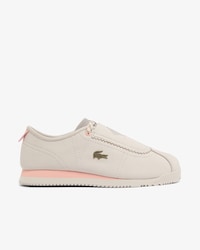 T&ecirc;nis Feminino Club-Low de Couro Slip-On