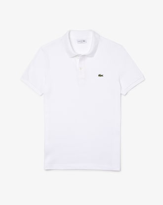 Polo em Piqué com Stretch de Modelagem Ajustada