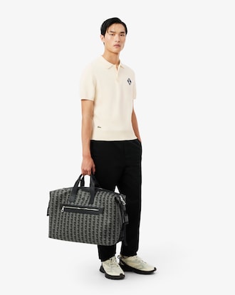 Su&eacute;ter com Gola Polo e Aplique de Ins&iacute;gnia &mdash; Fabricado na Fran&ccedil;a