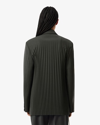 Blazer De Lana A Cuadros