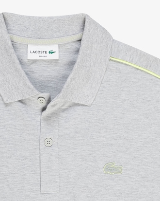 Lacoste Movement Polo Slim Fit em piqué tecnológico