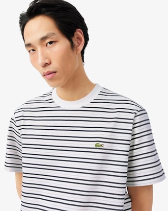 Remera de algod&oacute;n grueso de rayas