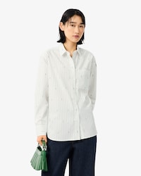 Camisa Jacquard Listrada Oversized