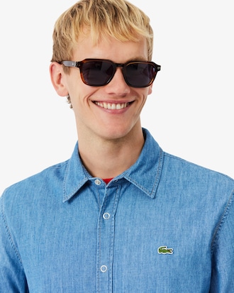 Camisa em Denim Leve Ajuste Regular