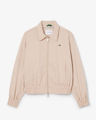 Jaqueta de Gabardine Stretch de Colarinho Duplo
