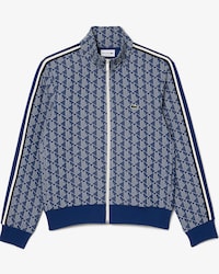 Jaqueta Track Jacquard com Z&iacute;per Paris