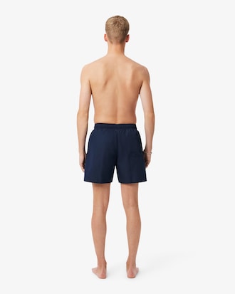 Shorts de Ba&ntilde;o Monocromo Largos