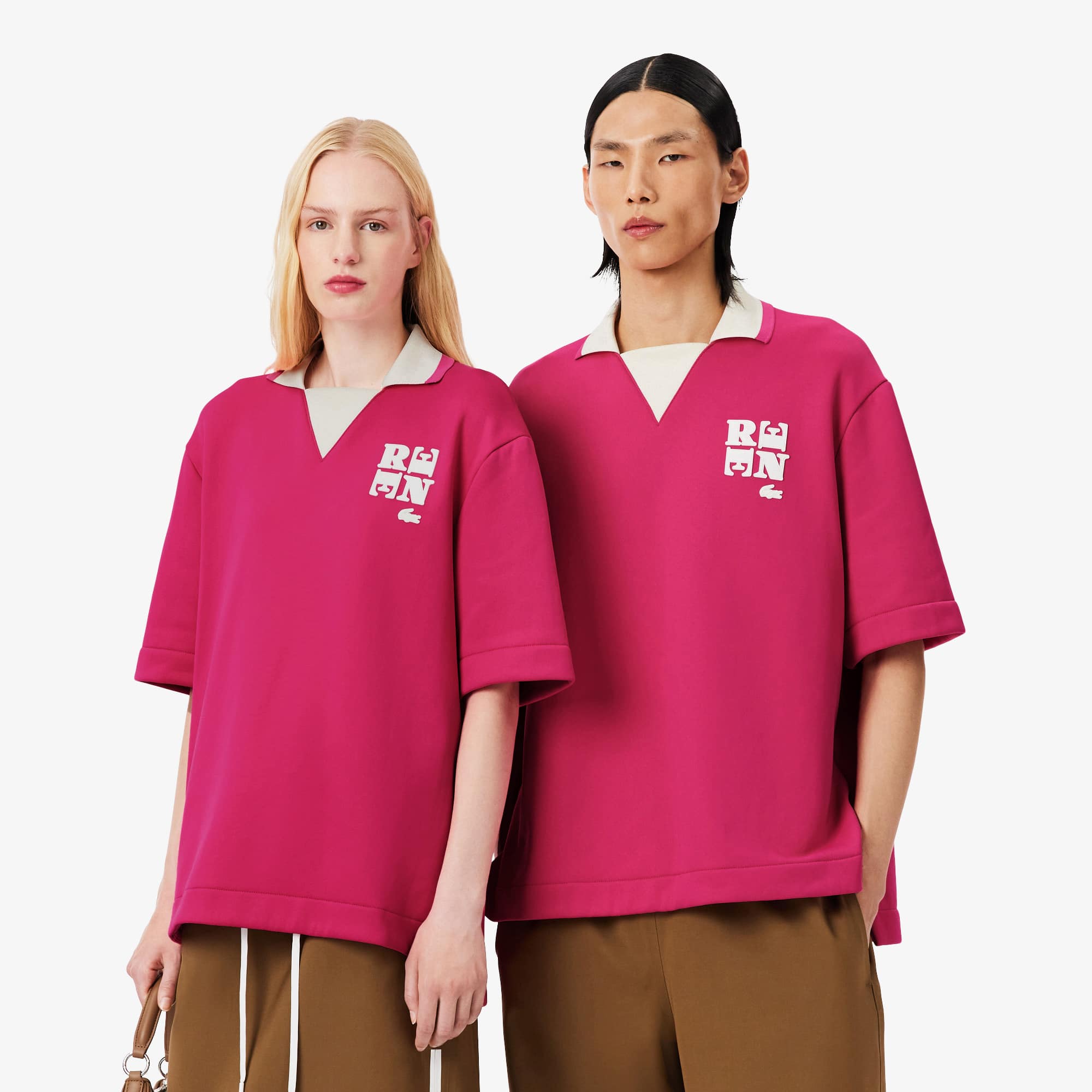 Camisa Polo Oversized em Cetim Runway - Lacoste - Novidades 2026