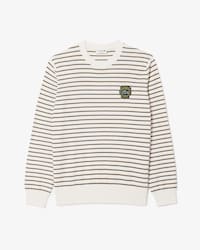 Su&eacute;ter de Algod&atilde;o com Listras e Ins&iacute;gnia Lacoste