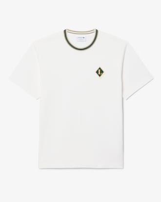 Remera de punto con insignia francesa y rayas