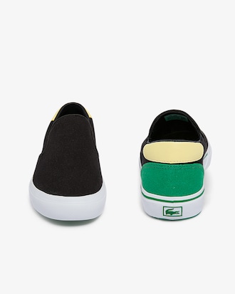 T&ecirc;nis slip-on infantil Jump Serve em lona