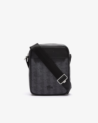 Bolsa vertical masculina The Blend em lona com monograma