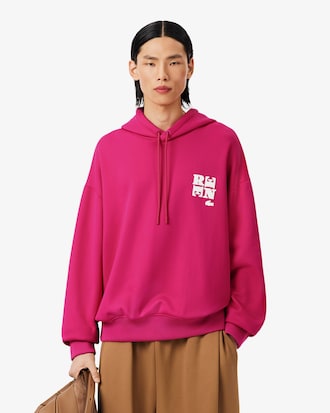 Moletom com Capuz e Emblema Runway