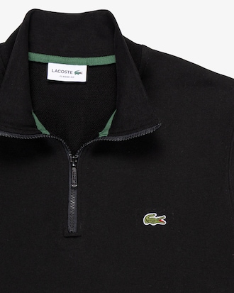 Buzo de Algodón con Cierre y Cuello Alto