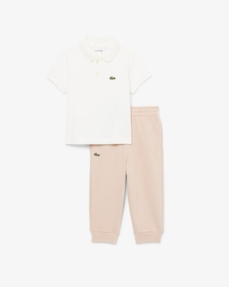Conjunto de polo de petit piqu&eacute; para beb&eacute;