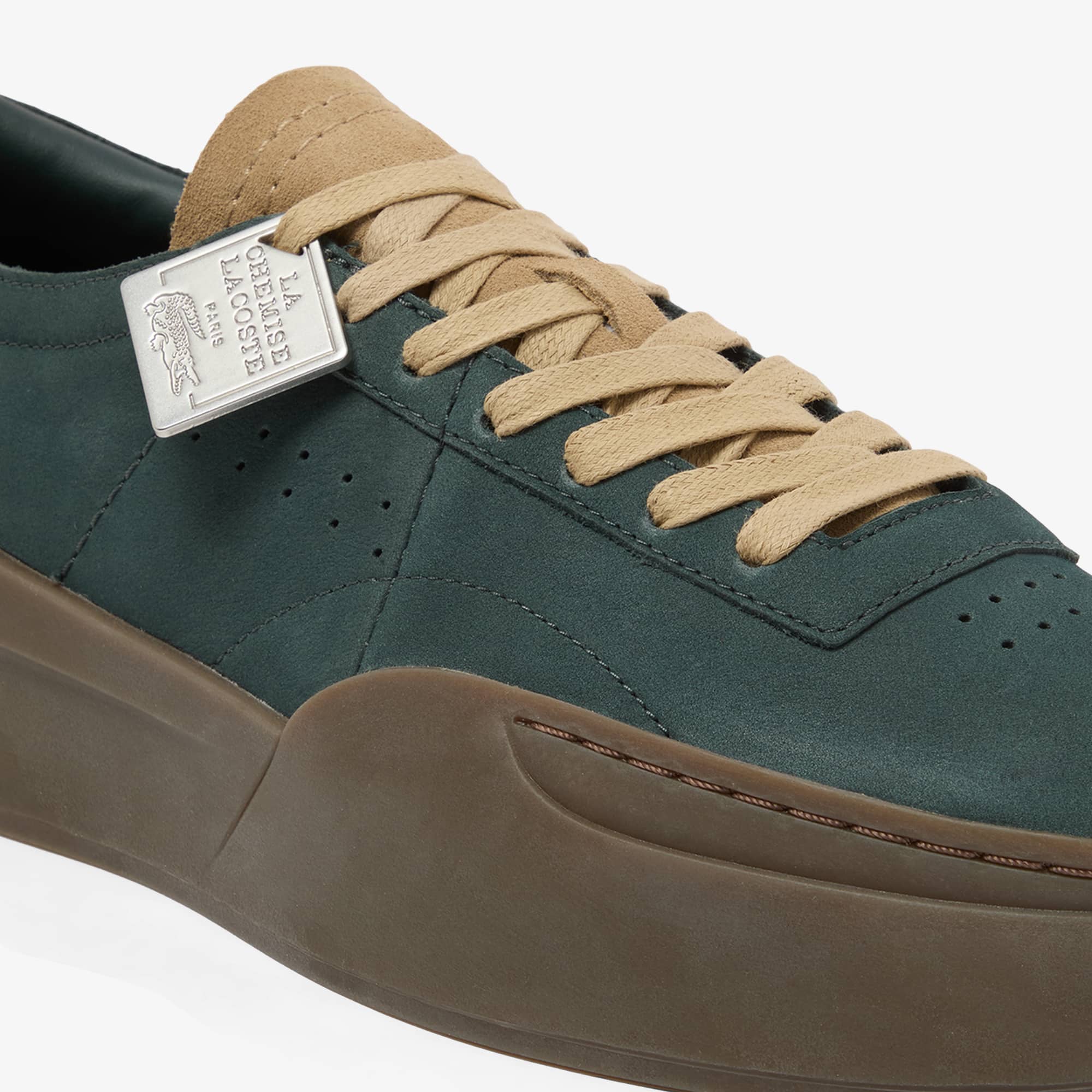 Tênis em Couro Nobuck Masculino Lacoste Aura Club Streetwear