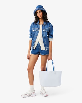 Bolsa Tote Anna com Z&iacute;per