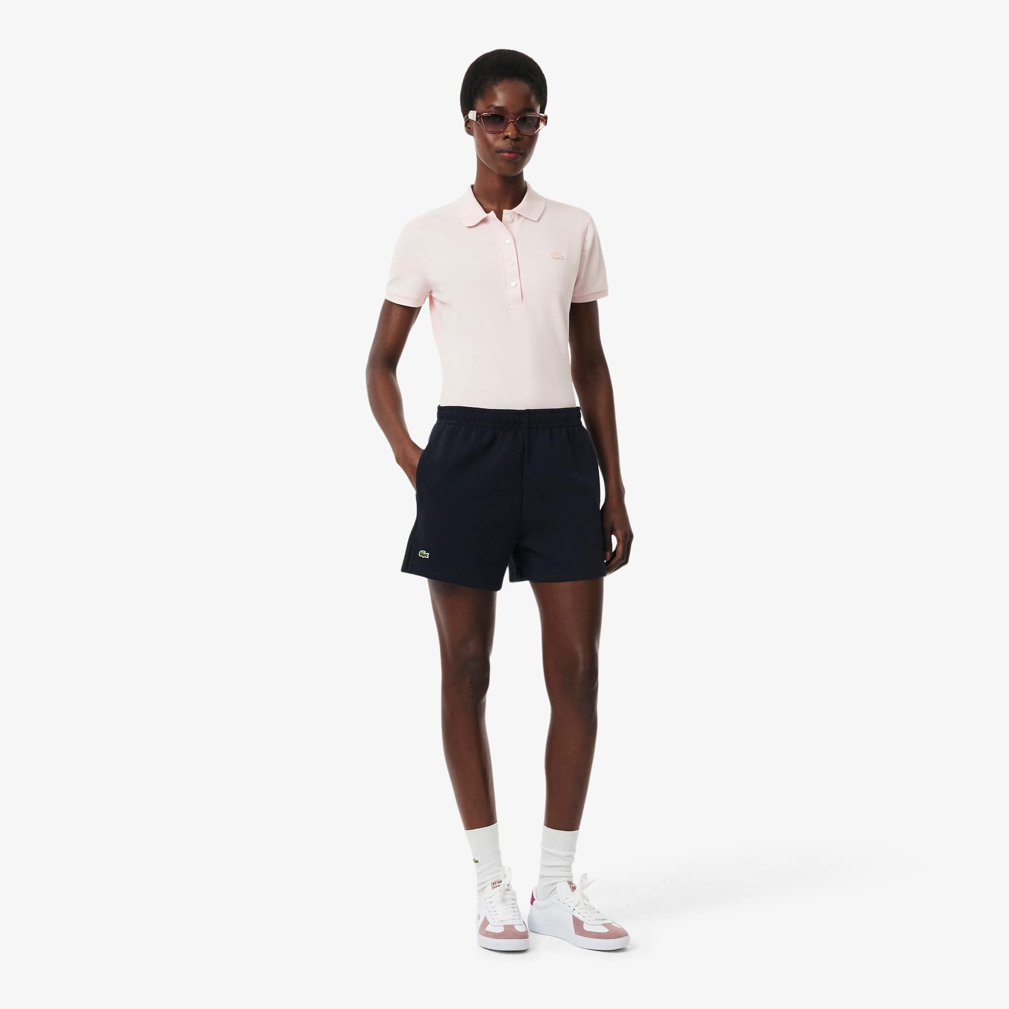 Short Feminino Lacoste Dupla Face em Algodão Orgânico