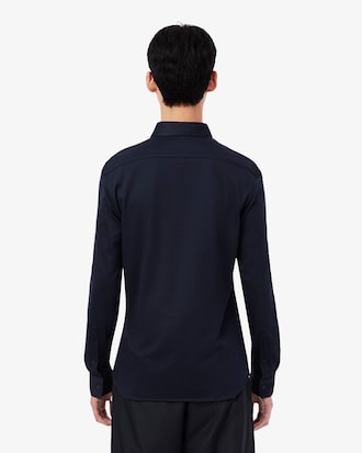 Slim Fit Cotton Blend Commuter Shirt