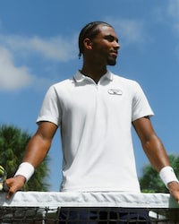 Camisa Polo Ultra Dry Badge Accent Tennis Heritage
