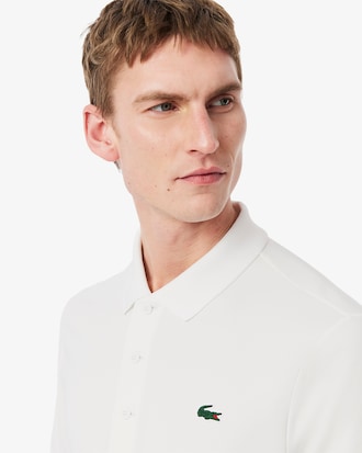 Camisa Polo Masculina Manga Curta de Jersey em Modelagem Regular