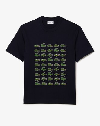 Camiseta Relaxed Fit com estampa emblem&aacute;tica