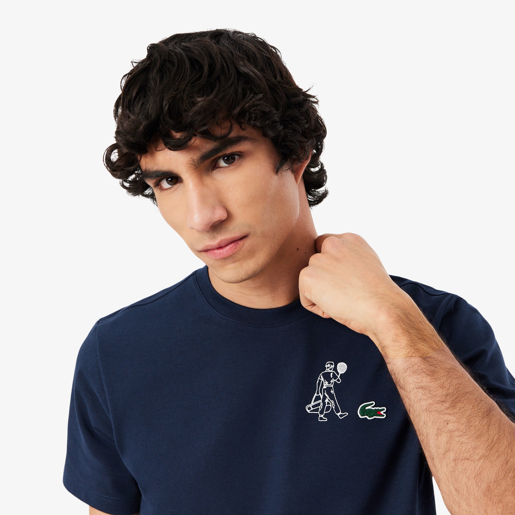 Camiseta de Tênis Ultra Dry Estampada - Camisetas Masculinas