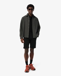 Shorts de Vestir de Algodón Elastizado Slim Fit
