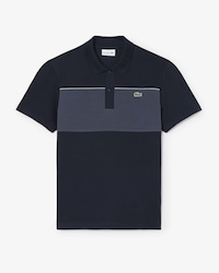 Polo de piqu&eacute; de corte regular con bloques de color