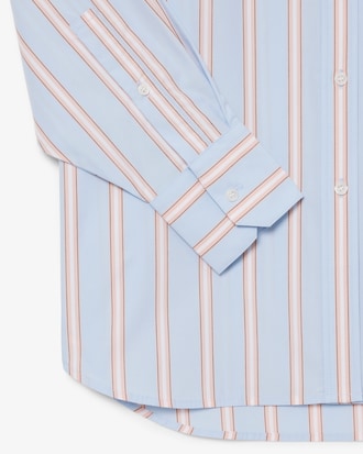 Camisa oversized de popel&iacute;n de algod&oacute;n