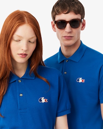 Camisa Polo Original L.12.12 Classic Fit Edi&ccedil;&atilde;o CopaFran&ccedil;a