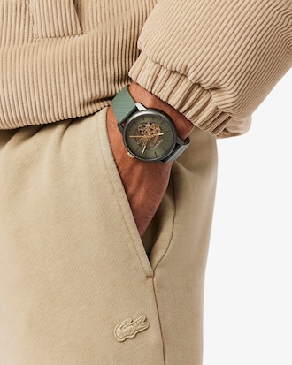 Lacoste.12.12 Relógio Automático de Couro