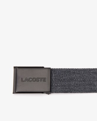 Cinto masculino com crocodilo bordado