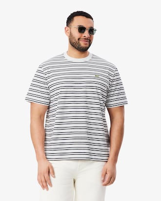 Remera de algod&oacute;n grueso de rayas