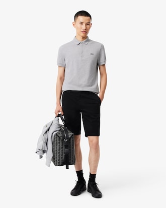 Polo Regular Fit Paris em Piqu&eacute; Stretch