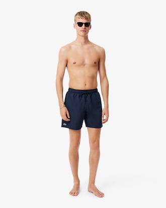 Shorts de Ba&ntilde;o Monocromo Largos