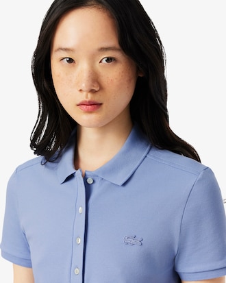 Camisa Polo Mini-Piqu&eacute; Stretch Slim Fit L.12.D