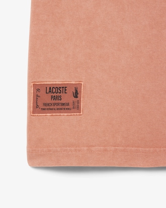 Camiseta em Malha Pesada com Efeito Lavado