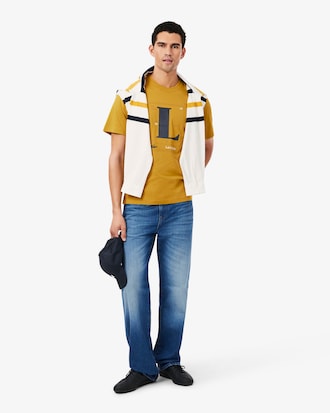 Remera de punto de algod&oacute;n con estampado