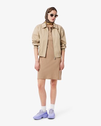 Vestido Estilo Polo De Piqu&eacute; Elastizado Slim Fit