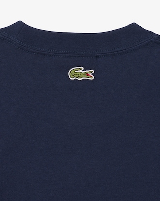 Camiseta de Algodão com Estampa Ajuste Clássico