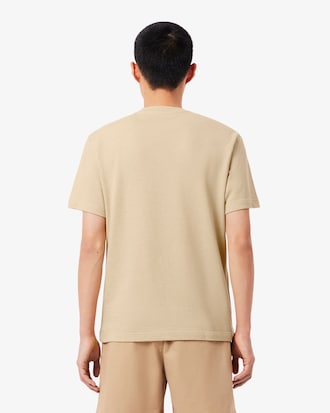 Remera de piqu&eacute; de lino y algod&oacute;n grueso