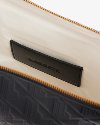 Maheki Embossed Leather Hobo Bag