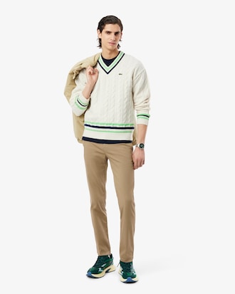 Cal&ccedil;a Chino Slim Fit em Algod&atilde;o Stretch
