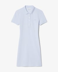 Vestido Polo Slim Fit em Mini Piqu&eacute; Stretch