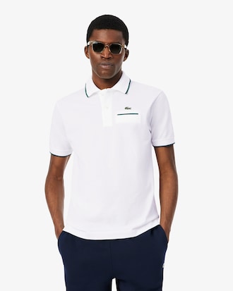 Polo L.12.12 Con Acento En El Bolsillo Fit Cl&aacute;sico
