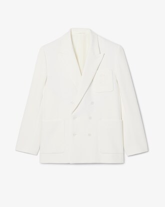 Blazer Con Solapa Doble Y Emblema Heritage Bordado