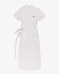 Vestido Polo Mini-Piqu&eacute; Cruzado