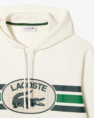 Buzo Loose Fit Con Capucha Y Monogram Estampado