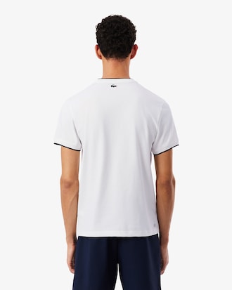 Camiseta Ultra Dry Tennis Heritage com Ins&iacute;gnia